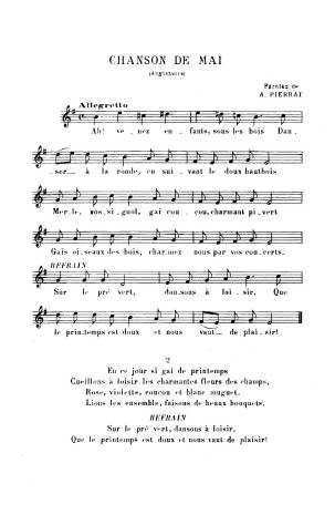 Chanson de mai II